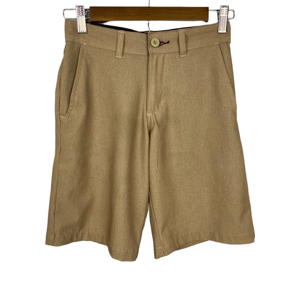 Ron Jon surf shop boys men’s shorts Size 22 lightweight tan beige